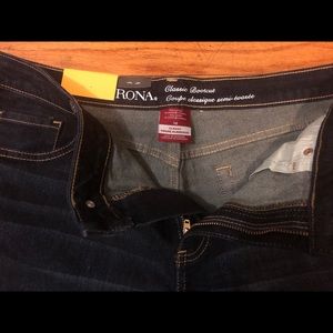 Merona Dark Blue Jeans Boot Cut Classic Fit.